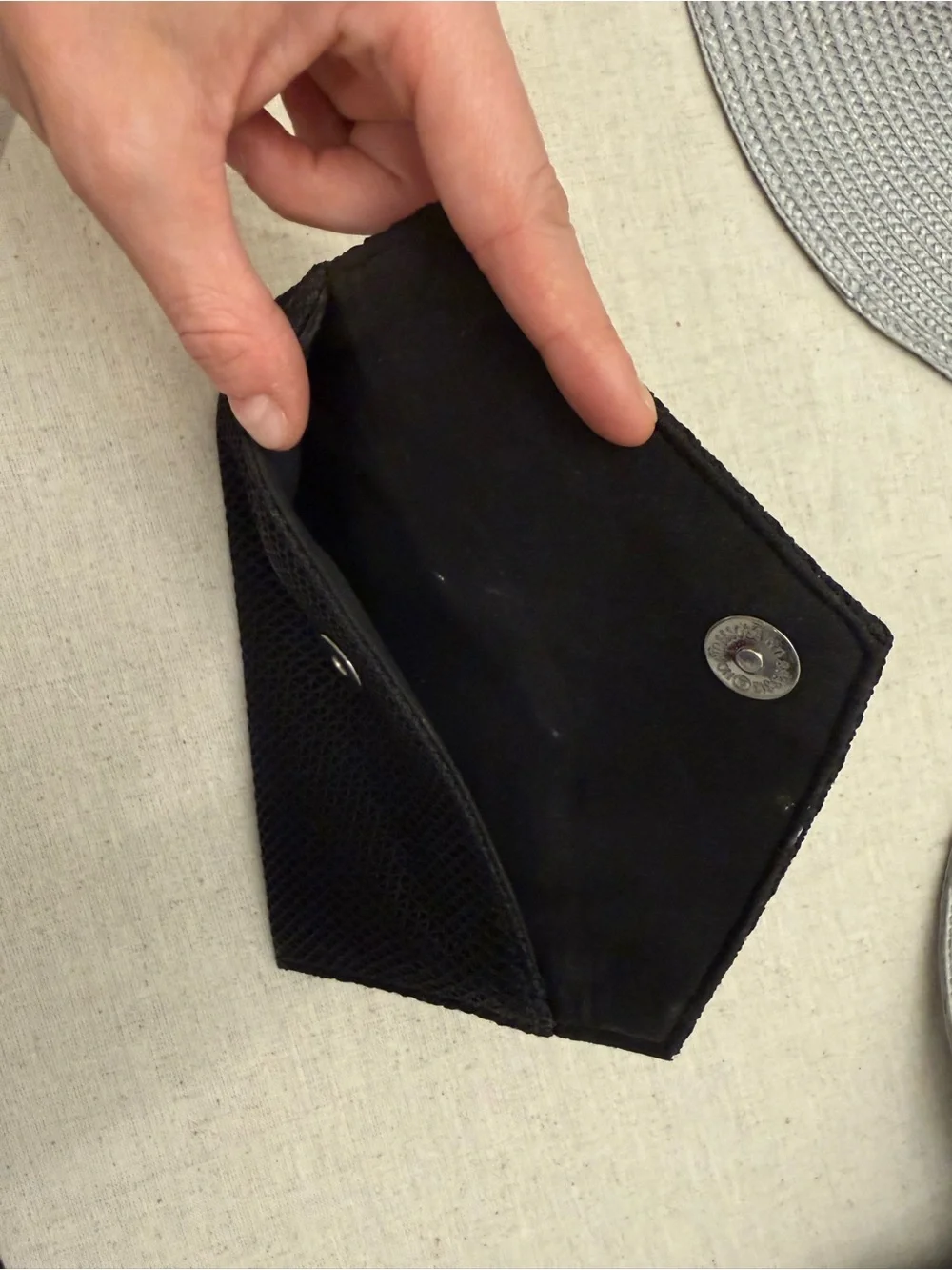 Penelope Equestrian Black Mesh Phone Pocket